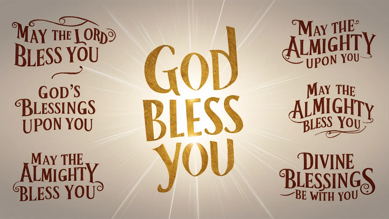 God Bless You