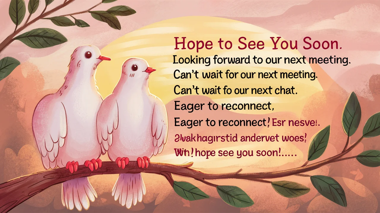 Other Ways to Say "Hope to See You Soon