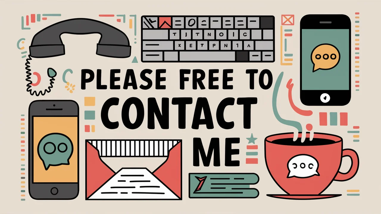 Other Ways to Say "Please Feel Free to Contact Me