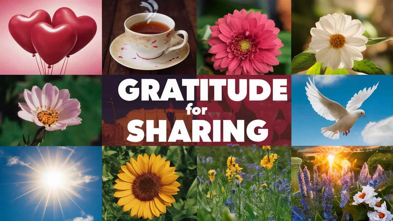 Other Ways to Say Thank You for Sharing