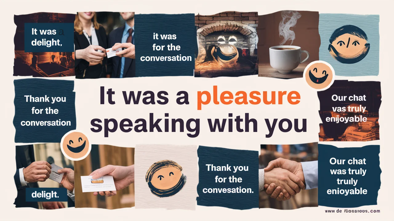Other Ways to Say “It Was a Pleasure Speaking With You”