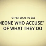 Other Ways to Say “Someone Who Accuses You of What They Do”