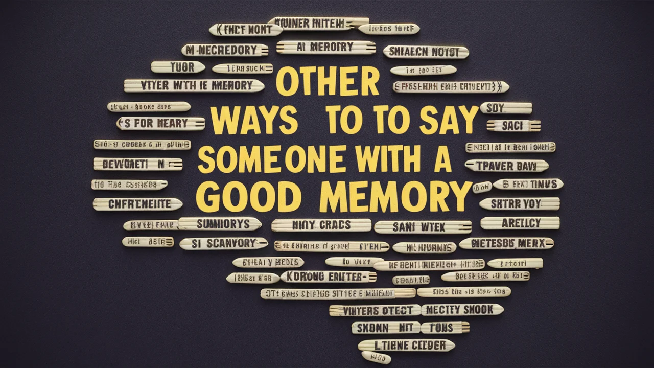 Other Ways to Say “Someone With a Good Memory”