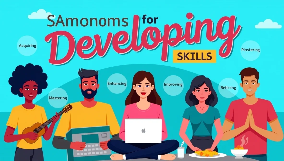 Synonyms for “Developing Skills”