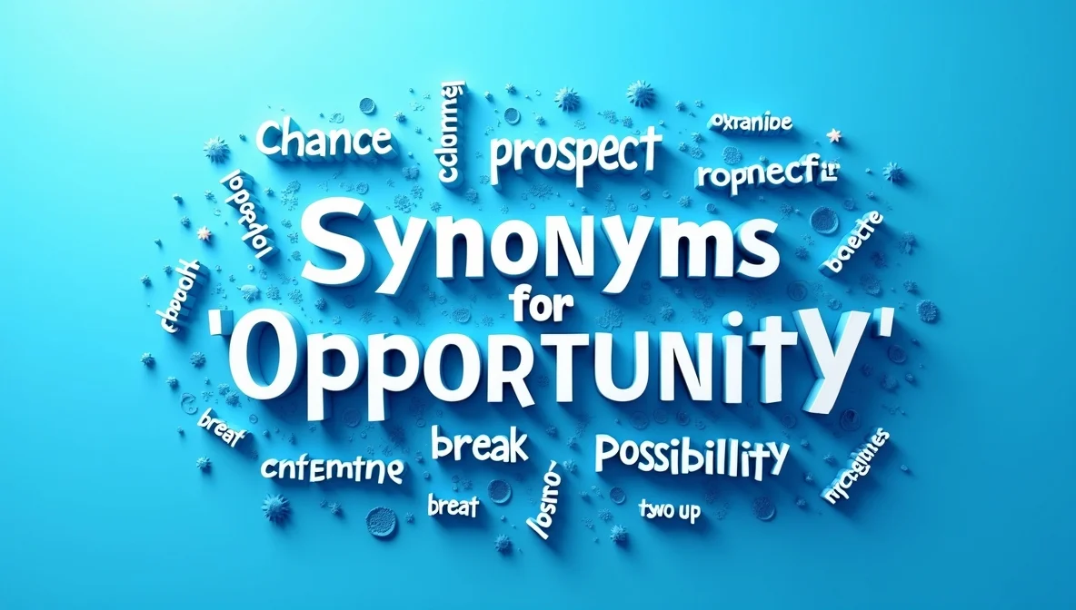 Synonyms for “Opportunity”