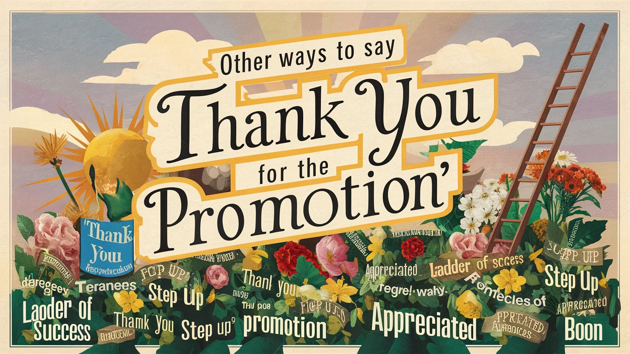 Ways to Say “Thank You for the Promotion”
