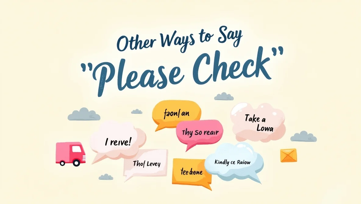 Other Ways to Say “Please Check”