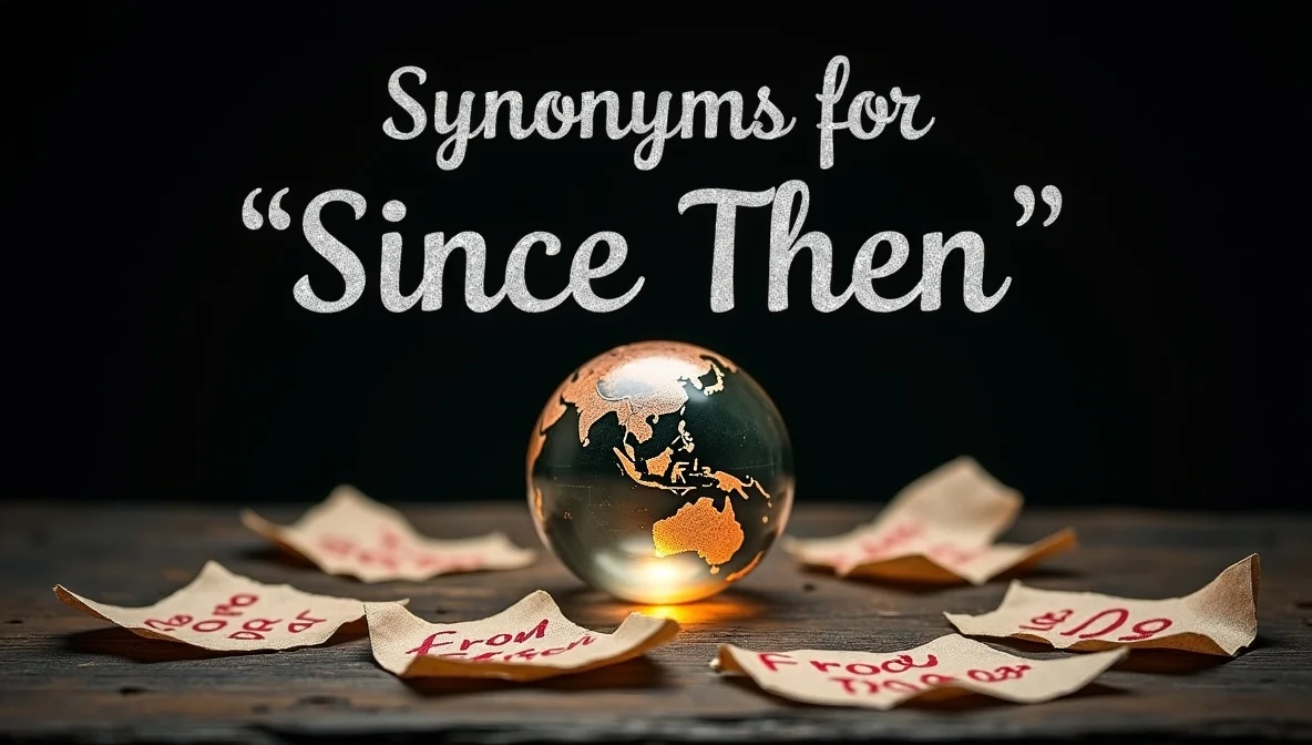 Synonyms for "Since Then"