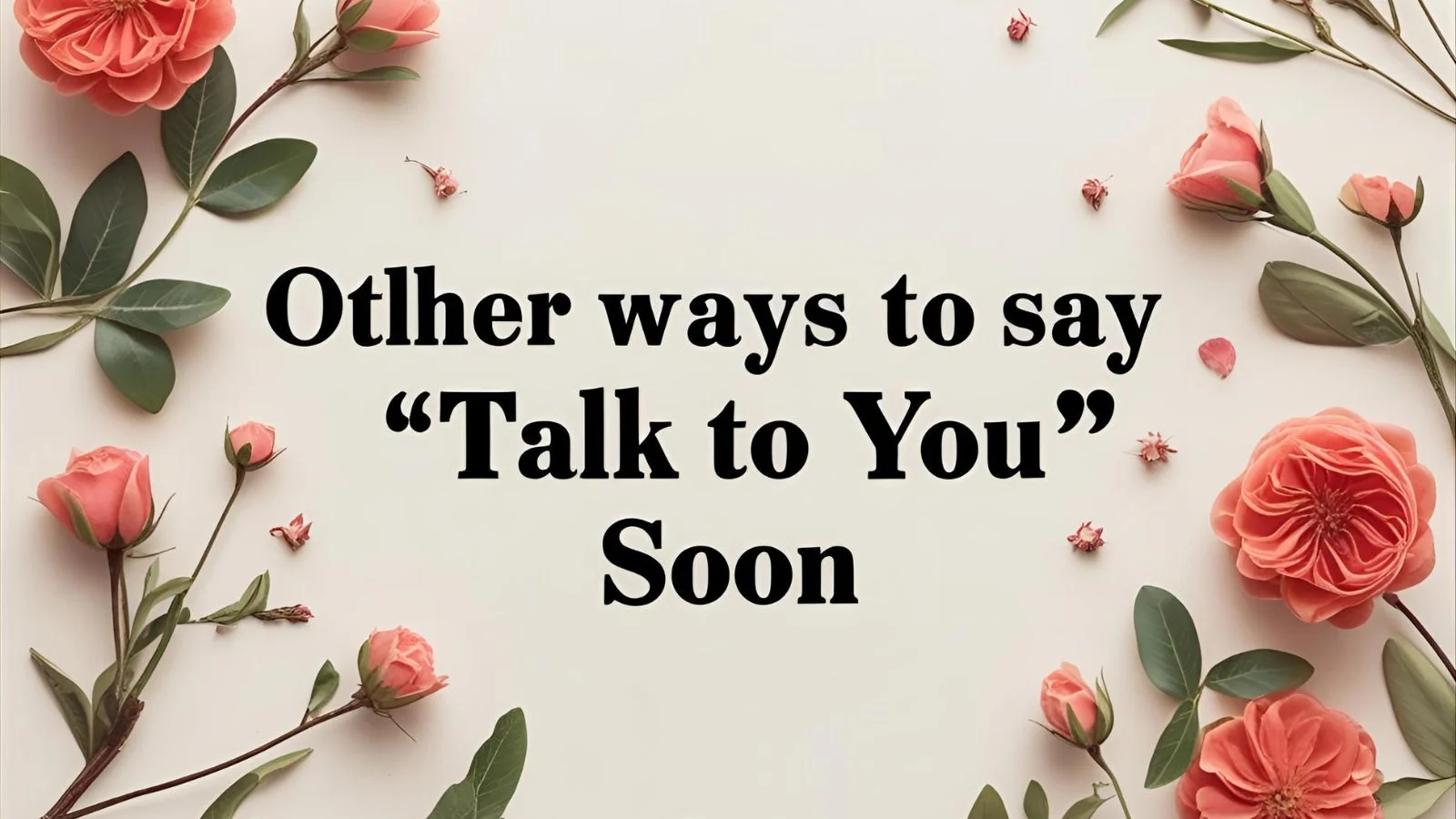 Other Ways to Say “Talk to You Soon”
