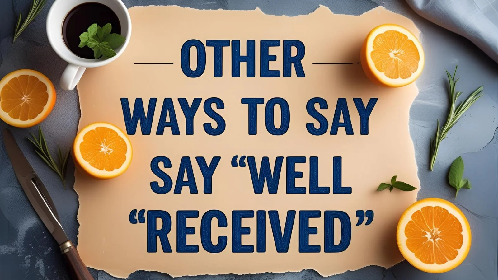 Other Ways to Say “Well Received”